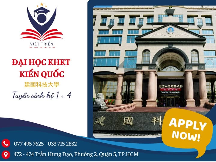 ĐẠI HỌC KHKT KIẾN QUỐC - HỆ 1+4 - KỲ THÁNG 9/2025