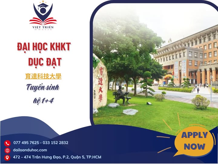 ĐẠI HỌC KHKT DỤC ĐẠT - HỆ 1+4 - KỲ THÁNG 9/2025