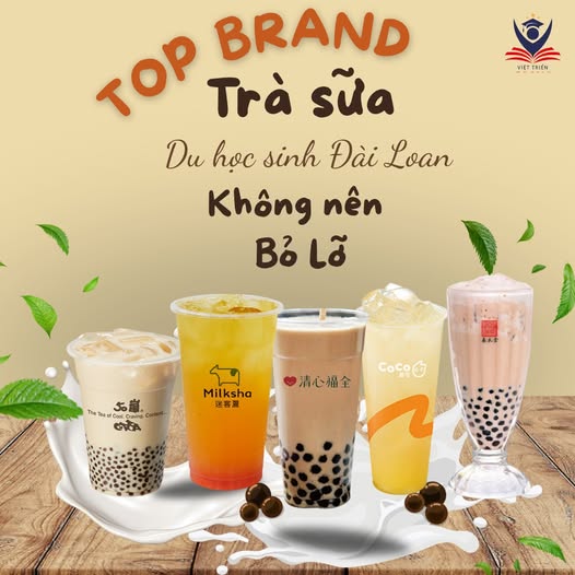 Trà sữa Đài Loan – không chỉ là món uống, mà là văn hóa sống còn của du học sinh!
