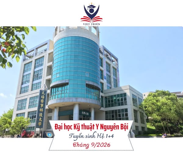 ĐẠI HỌC KỸ THUẬT Y NGUYÊN BỘI - TUYỂN SINH HỆ 1+4 – KỲ THÁNG 09/2026