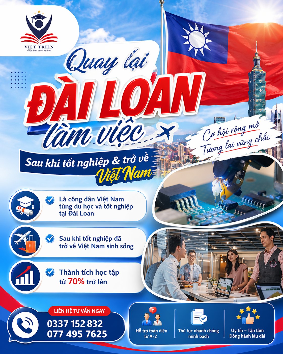 HÀNH TRÌNH TRỞ LẠI: VIẾT TIẾP ƯỚC MƠ TẠI ĐÀI LOAN 